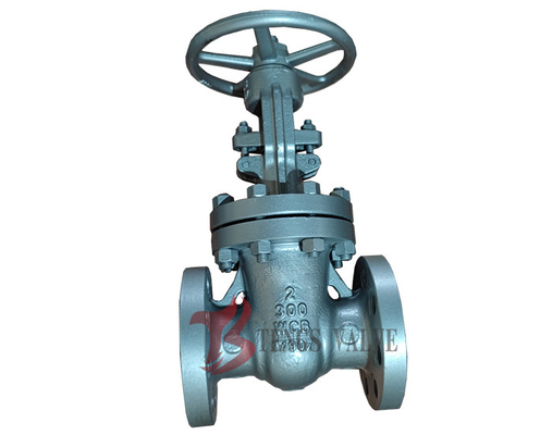 DN50 CL300 Flanged Gate Valve Carbon Steel A216 WCB Stainless Steel Trim Pn50 Manual Valves